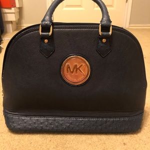 Navy leather Michael Kors Purse